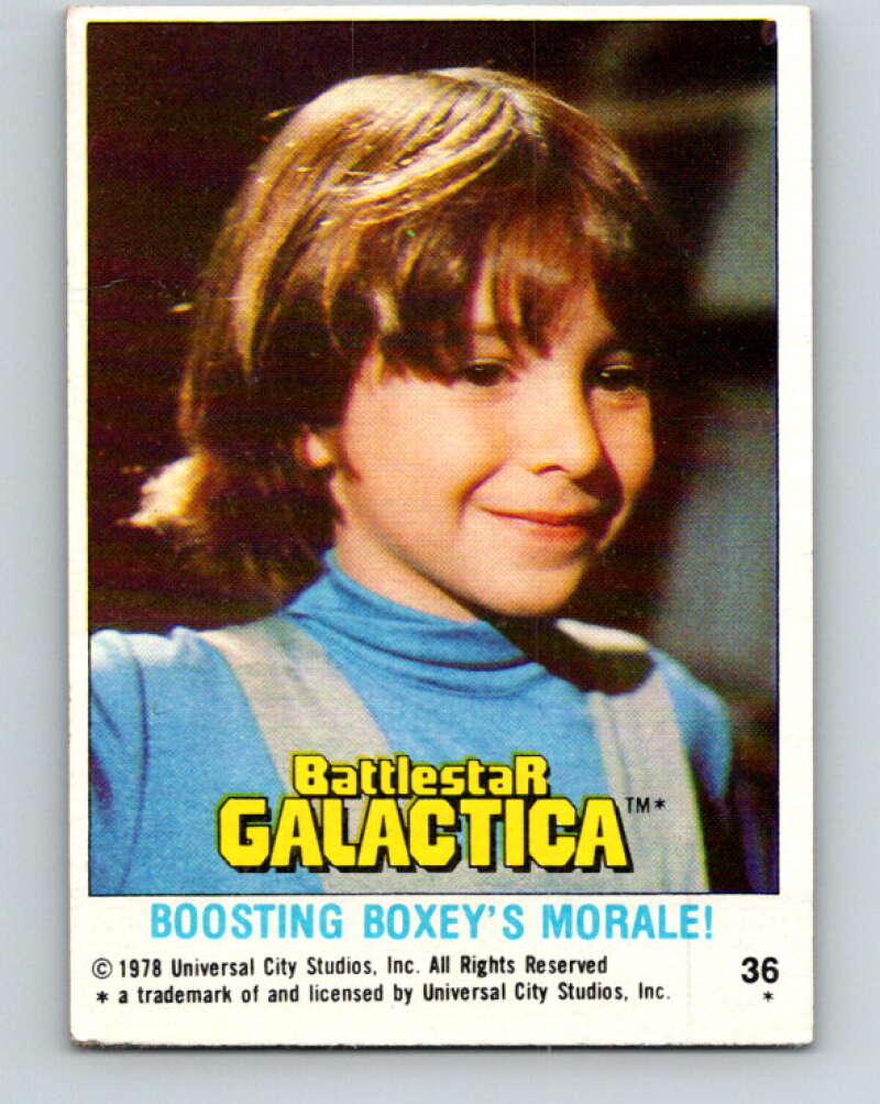 1978 Topps Battlestar Galactica #36 Boosting Boxey's Morale! V35268