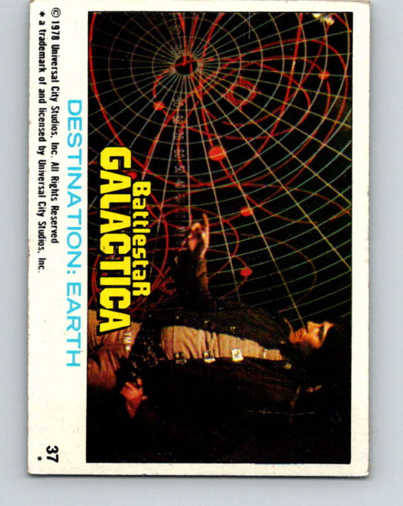 1978 Topps Battlestar Galactica #37 Destination: Earth V35269