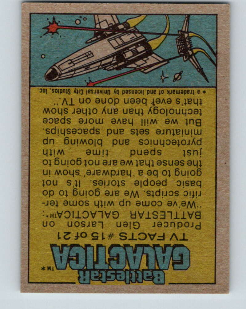 1978 Topps Battlestar Galactica #41 The Big Bash on Carillon V35275
