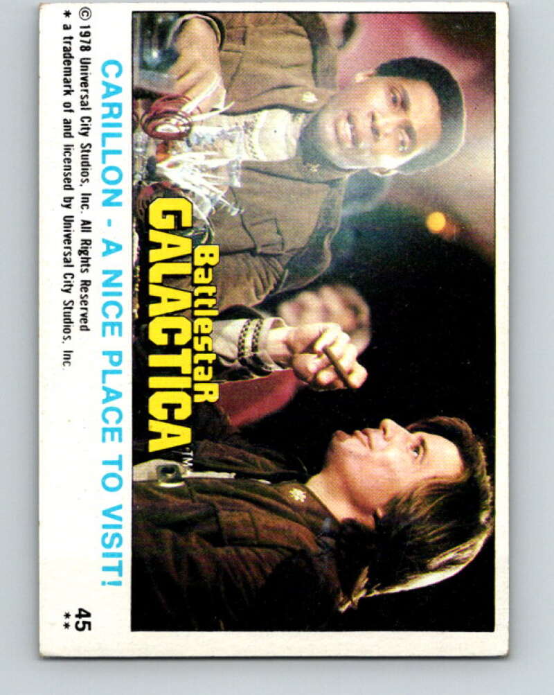 1978 Topps Battlestar Galactica #45 Carillon - A Nice Place to Visit! V35281