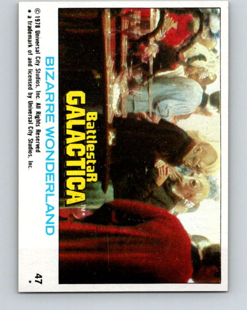 1978 Topps Battlestar Galactica #47 Bizarre Wonderland V35290