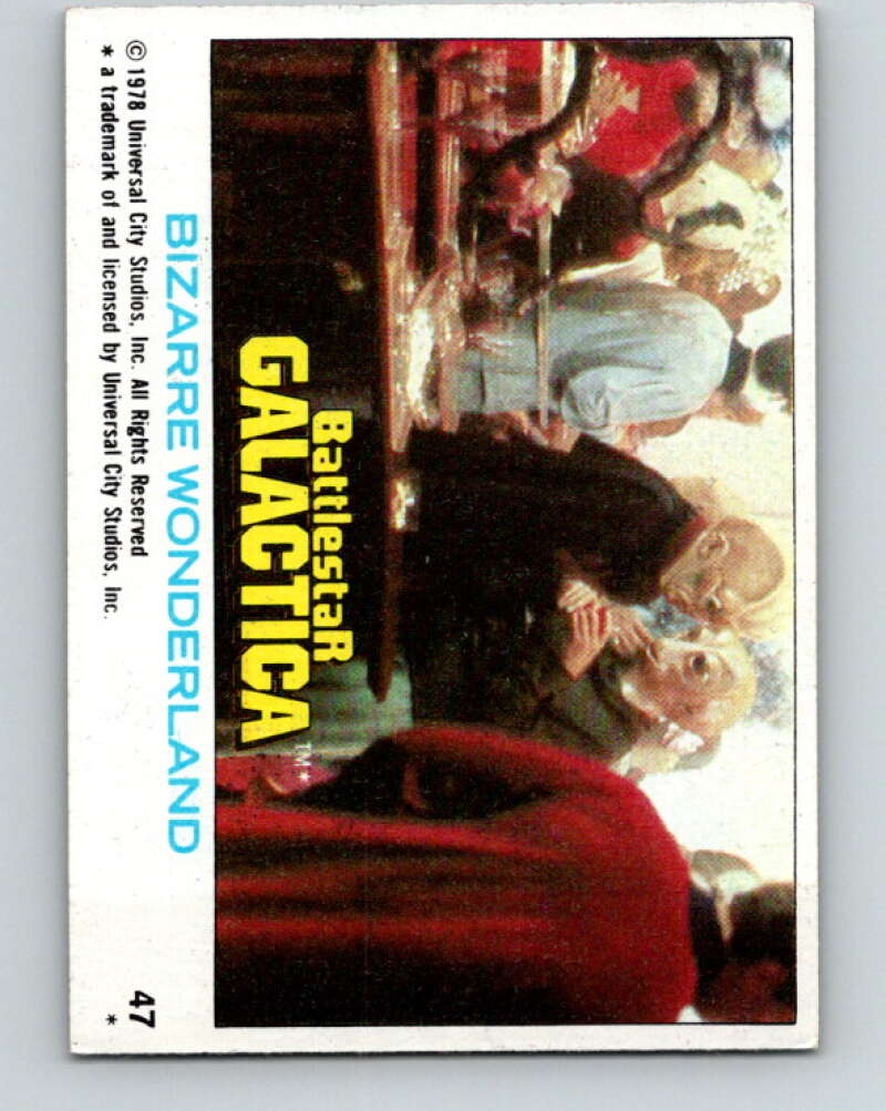 1978 Topps Battlestar Galactica #47 Bizarre Wonderland V35291