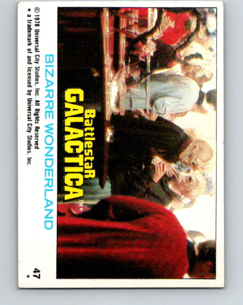 1978 Topps Battlestar Galactica #47 Bizarre Wonderland V35292
