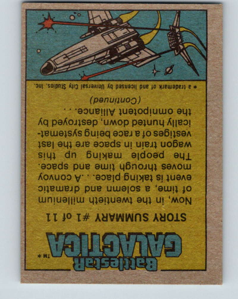 1978 Topps Battlestar Galactica #49 Behold... The Ovion Insectoids! V35294