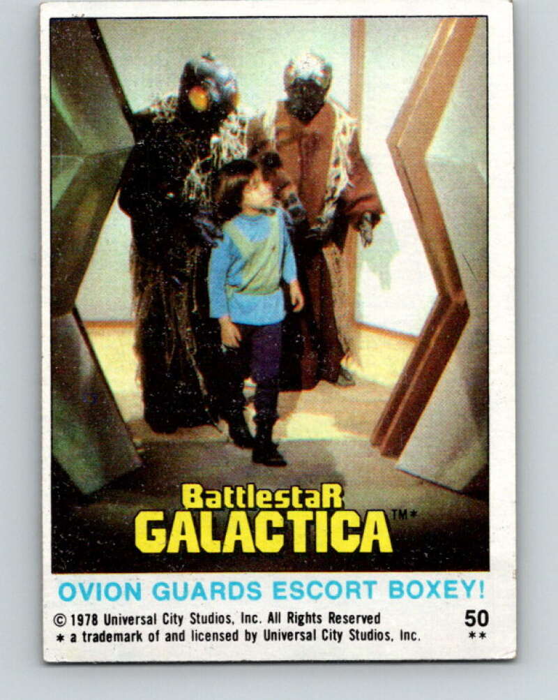 1978 Topps Battlestar Galactica #50 Ovion Guards Escort Boxey! V35297