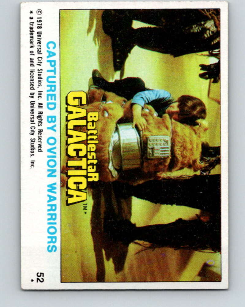 1978 Topps Battlestar Galactica #52 Captured By Ovion Warriors V35304