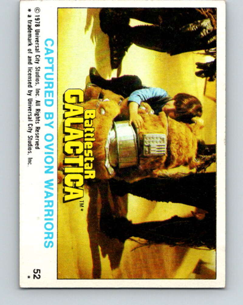1978 Topps Battlestar Galactica #52 Captured By Ovion Warriors V35305