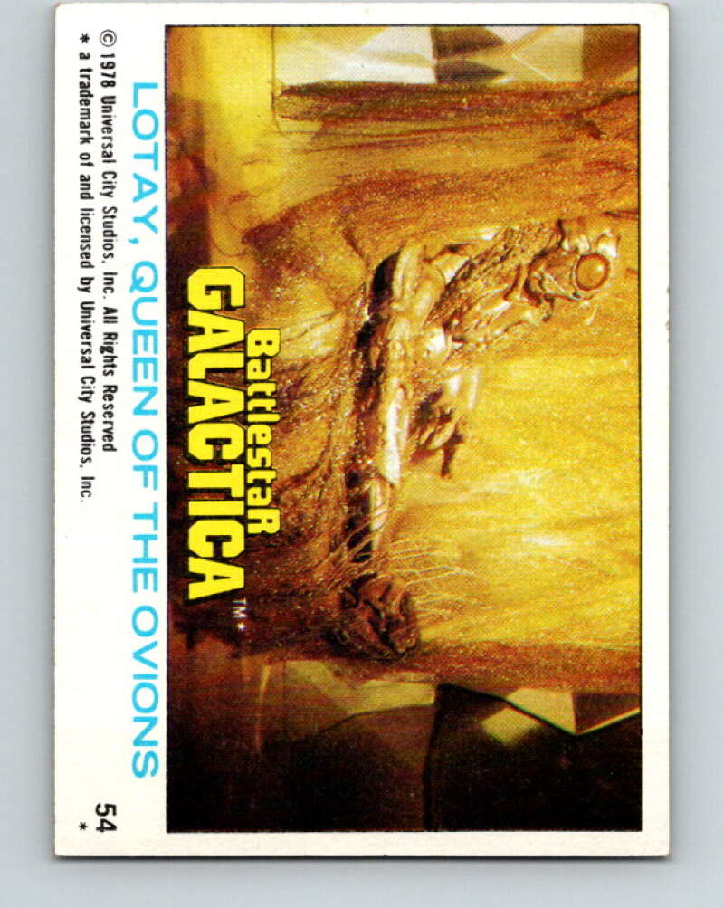 1978 Topps Battlestar Galactica #54 Lotay/Queen of the Ovions V35309
