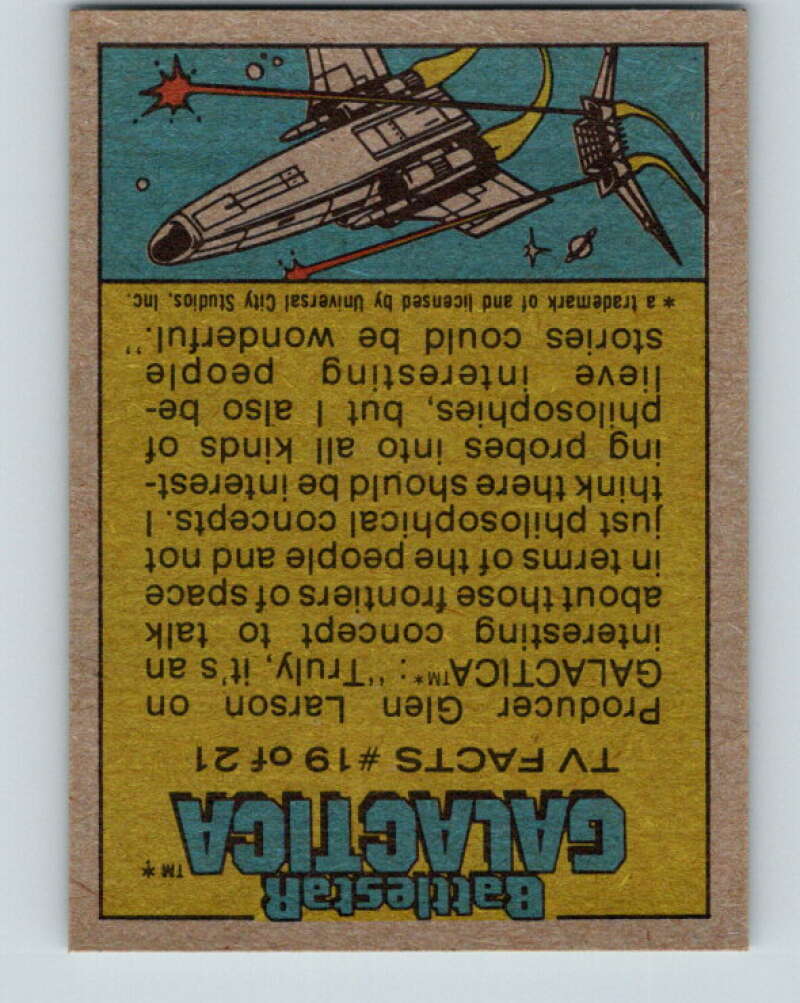 1978 Topps Battlestar Galactica #54 Lotay/Queen of the Ovions V35309