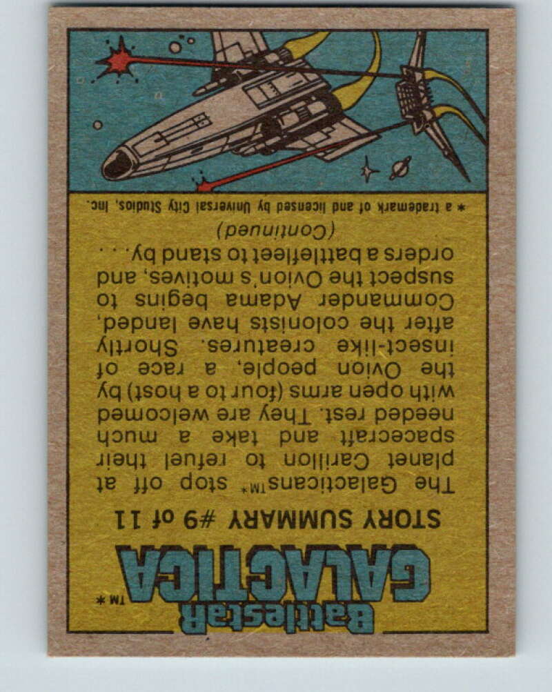 1978 Topps Battlestar Galactica #58 Bridge of the Galactica V35315