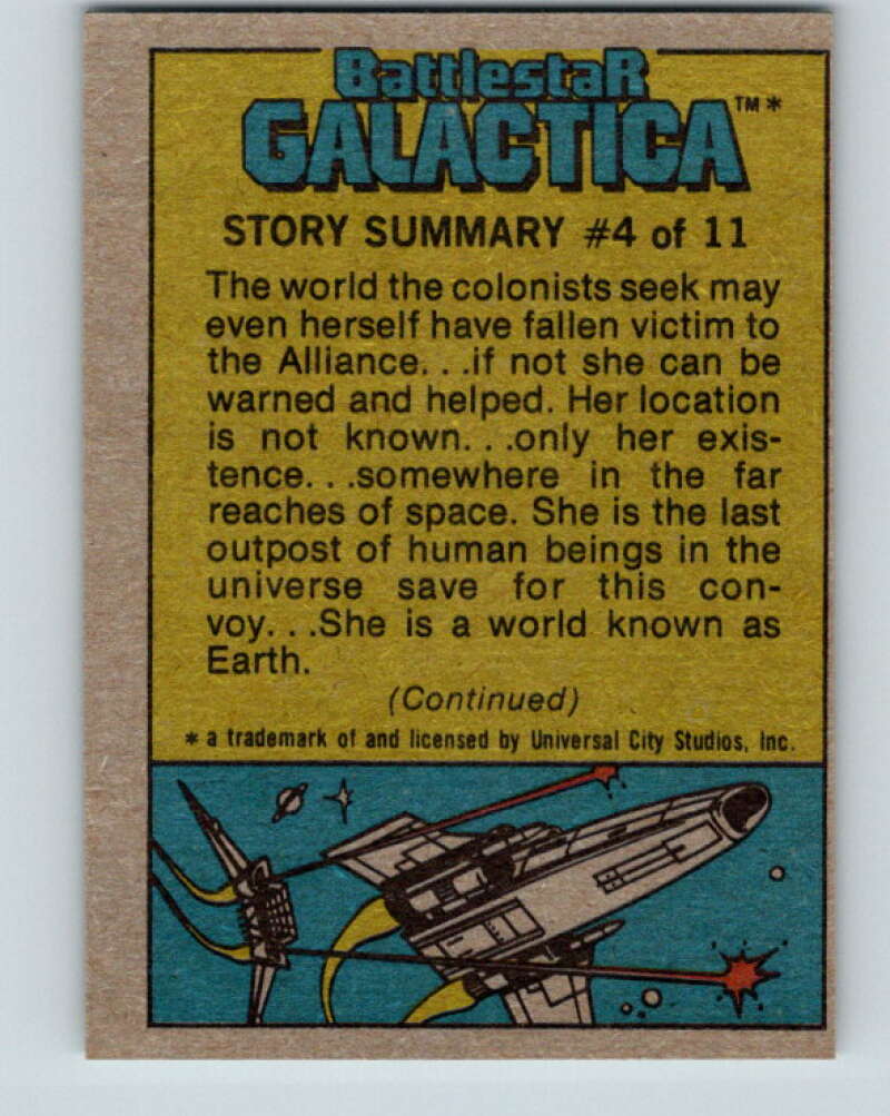 1978 Topps Battlestar Galactica #65 Jane Seymore Is Serina V35329