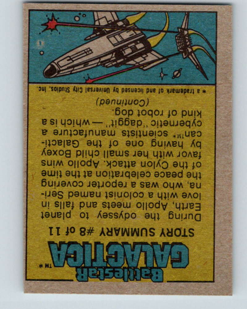 1978 Topps Battlestar Galactica #71 The Lord of Galactica V35342