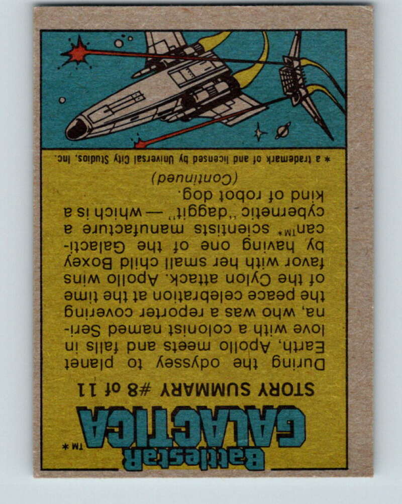 1978 Topps Battlestar Galactica #71 The Lord of Galactica V35343