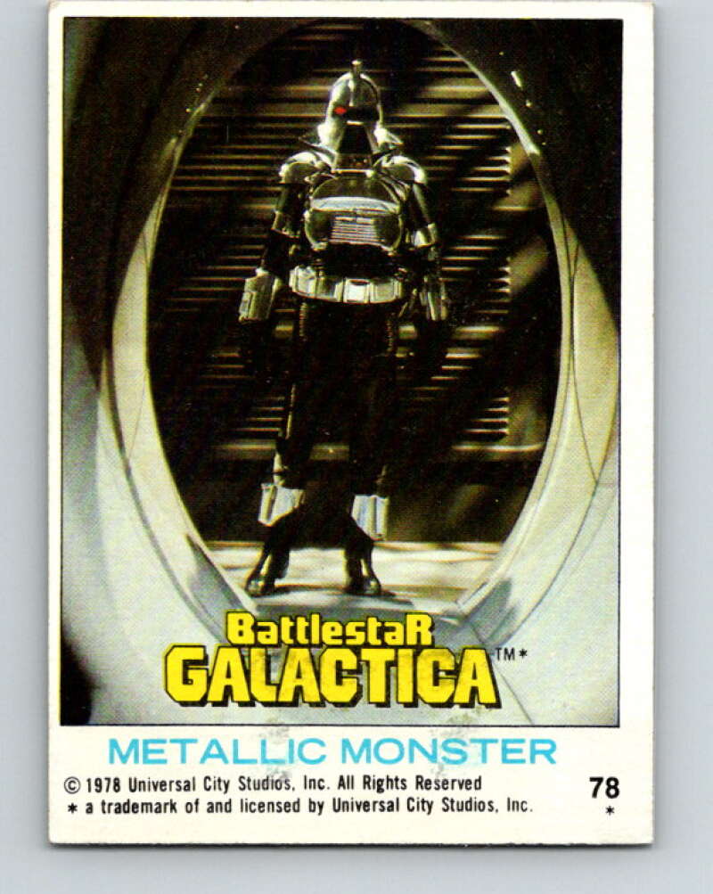 1978 Topps Battlestar Galactica #78 Metallic Monster V35357