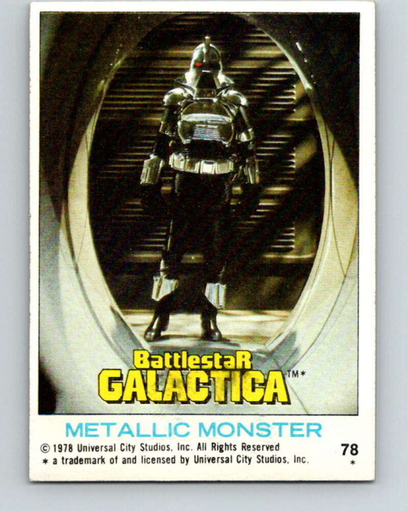 1978 Topps Battlestar Galactica #78 Metallic Monster V35358