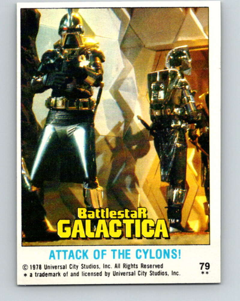 1978 Topps Battlestar Galactica #79 Attack of the Cylons! V35359