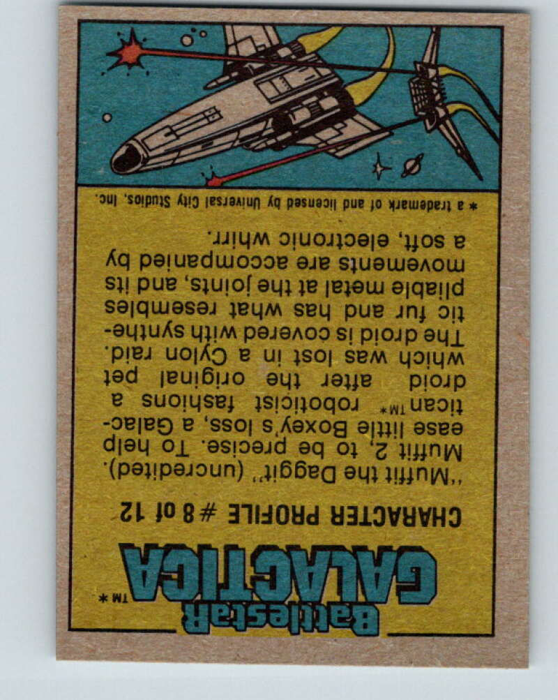 1978 Topps Battlestar Galactica #83 Creatures of Destruction V35368