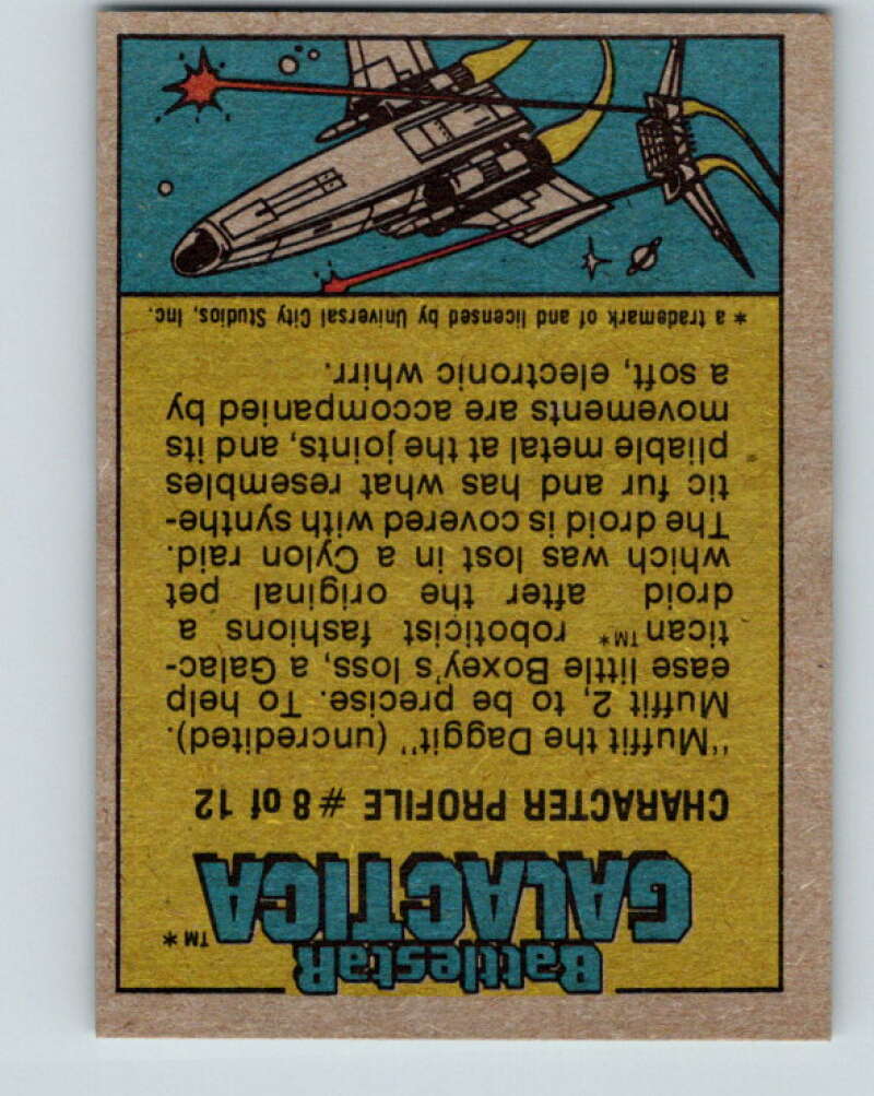 1978 Topps Battlestar Galactica #83 Creatures of Destruction V35369