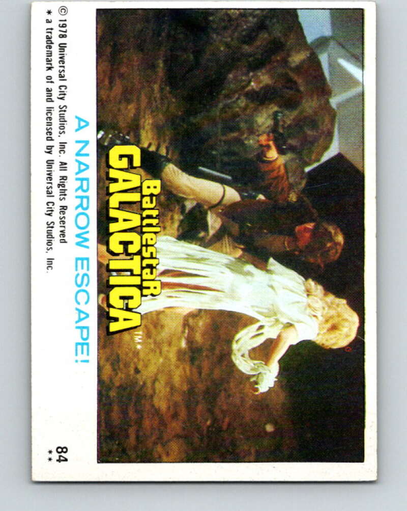 1978 Topps Battlestar Galactica #84 A Narrow Escape! V35370
