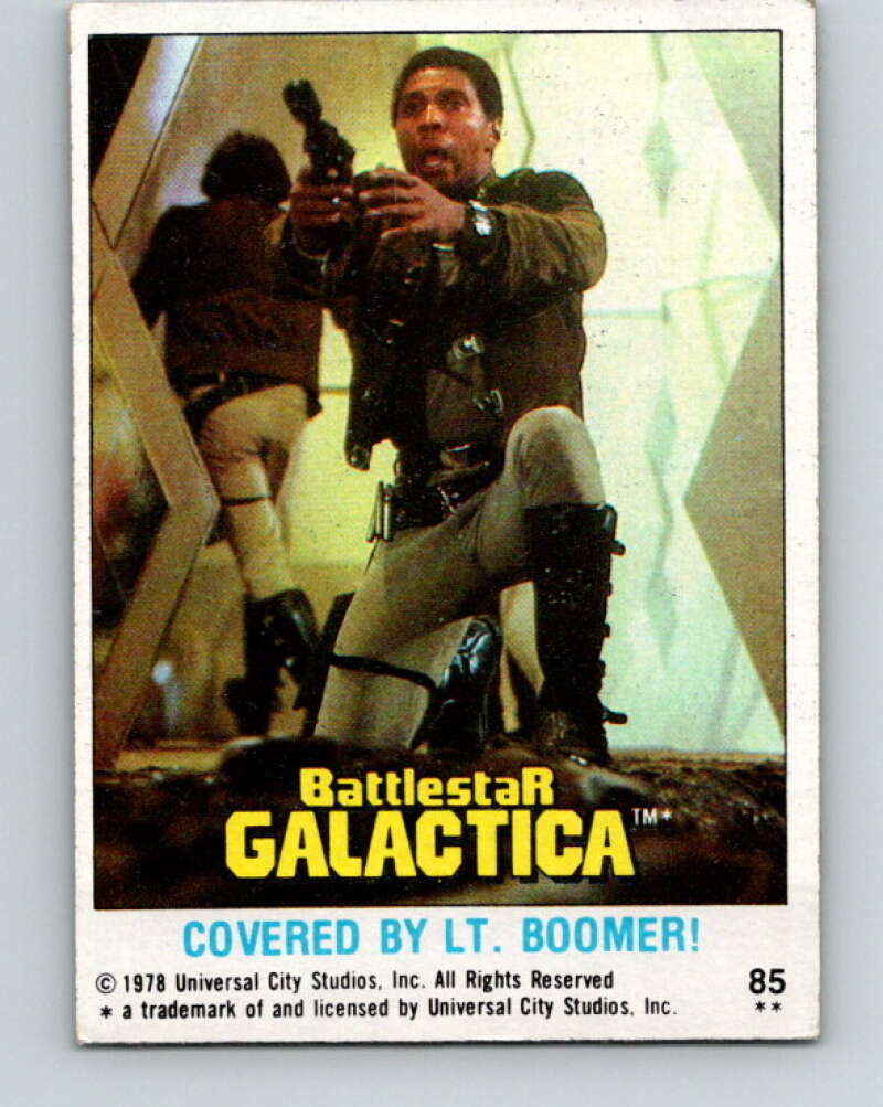 1978 Topps Battlestar Galactica #85 Covered By Lt. Boomer! V35373