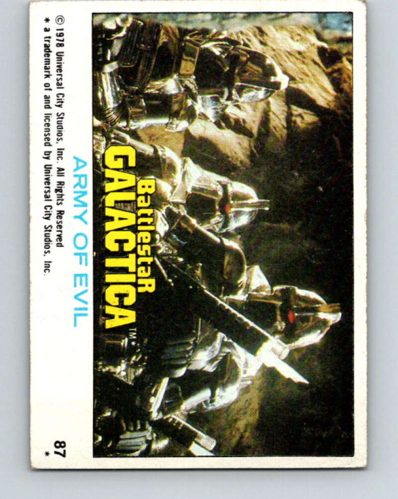 1978 Topps Battlestar Galactica #87 Army of Evil V35380