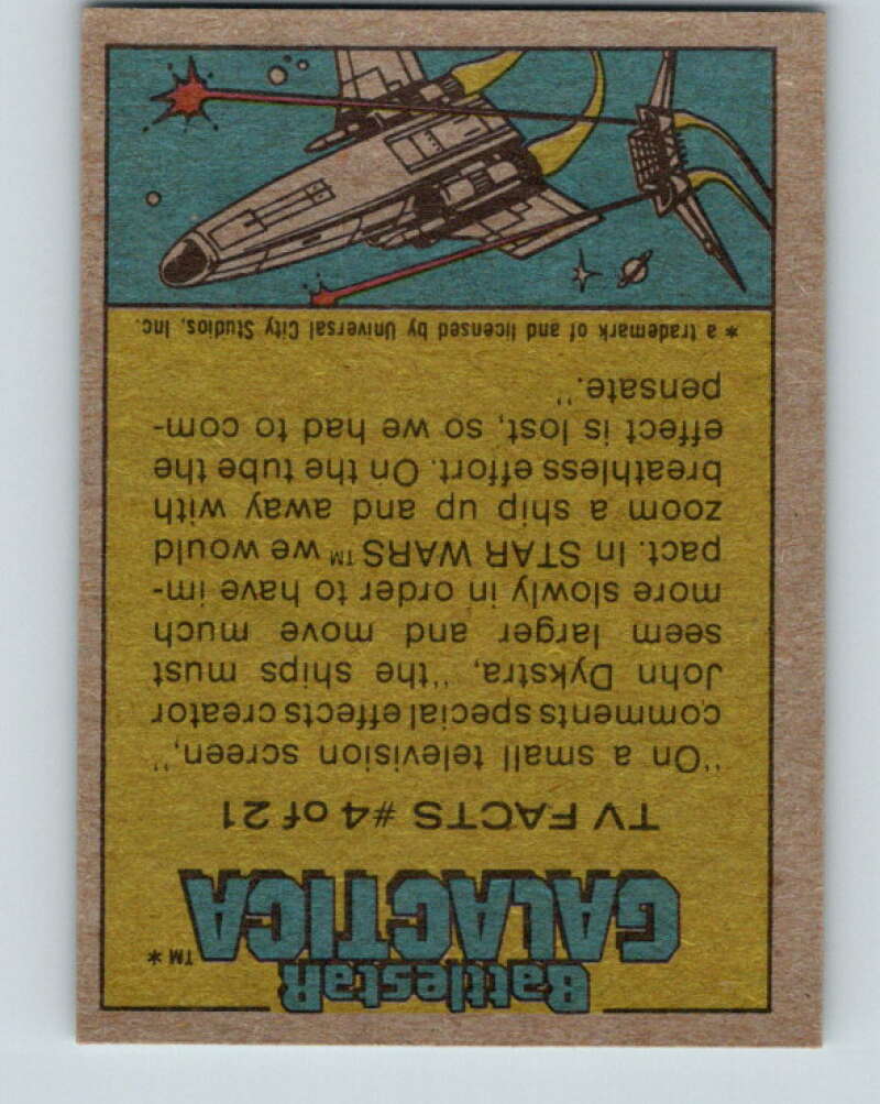 1978 Topps Battlestar Galactica #88 Destroying the Human Refuse! V35382