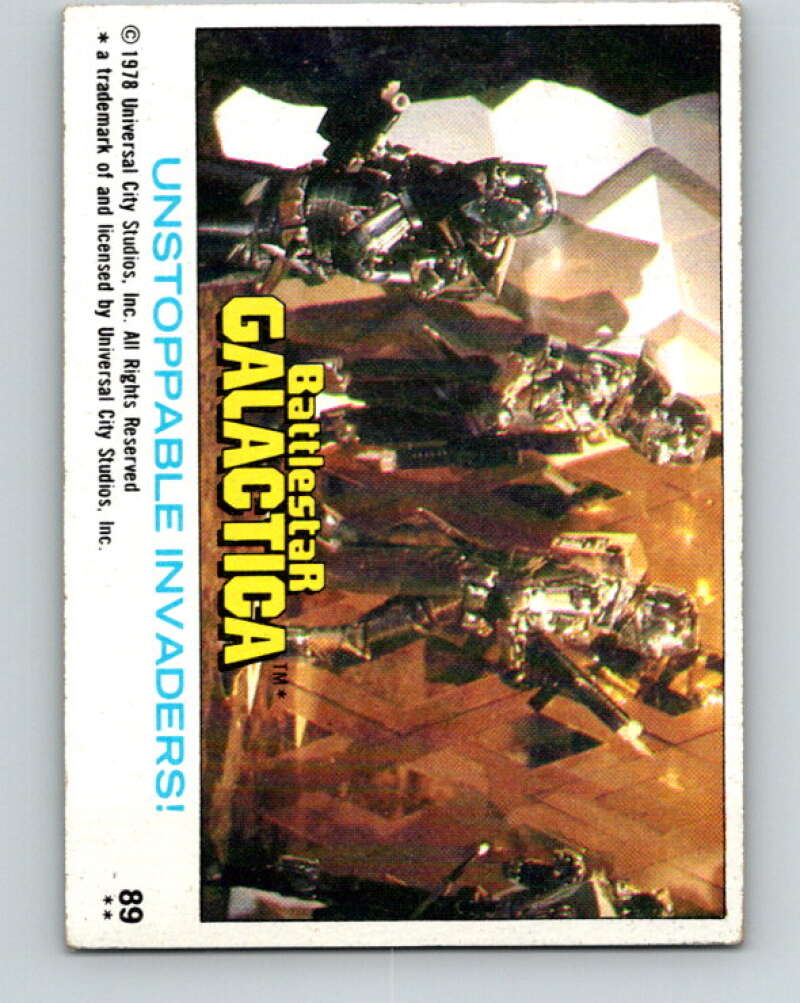 1978 Topps Battlestar Galactica #89 Unstoppable Invaders! V35383