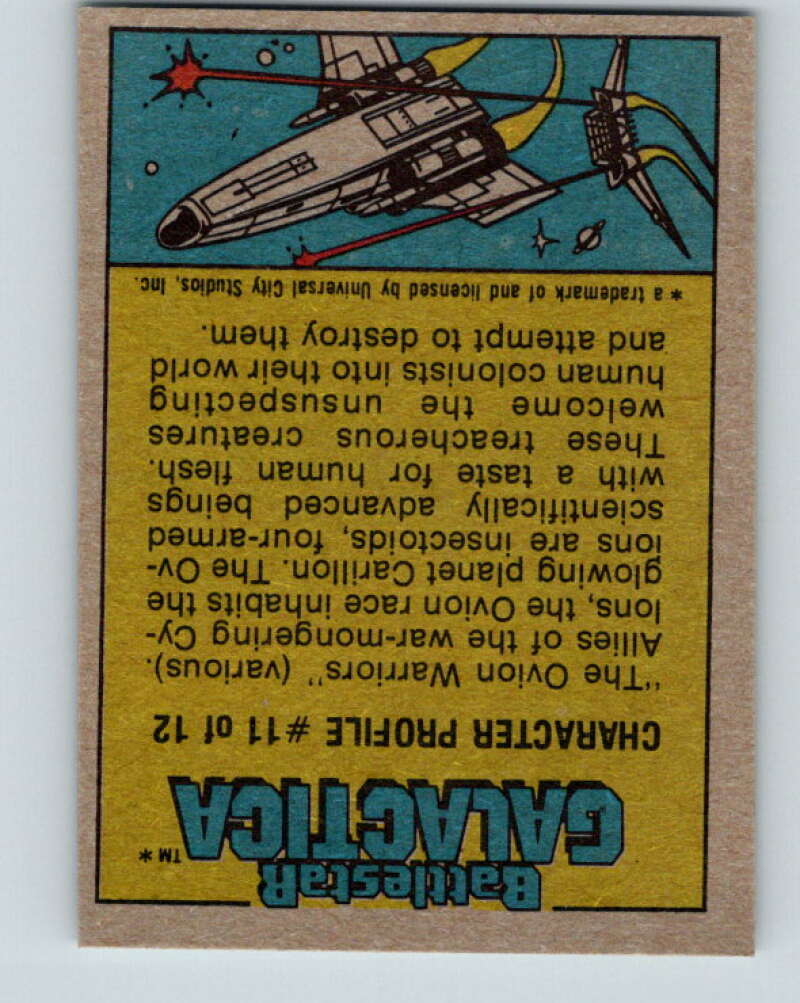 1978 Topps Battlestar Galactica #90 Night of the Metal Monsters V35385