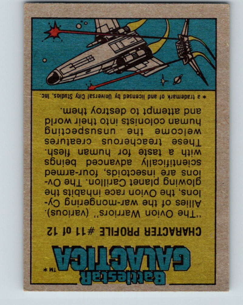 1978 Topps Battlestar Galactica #90 Night of the Metal Monsters V35386