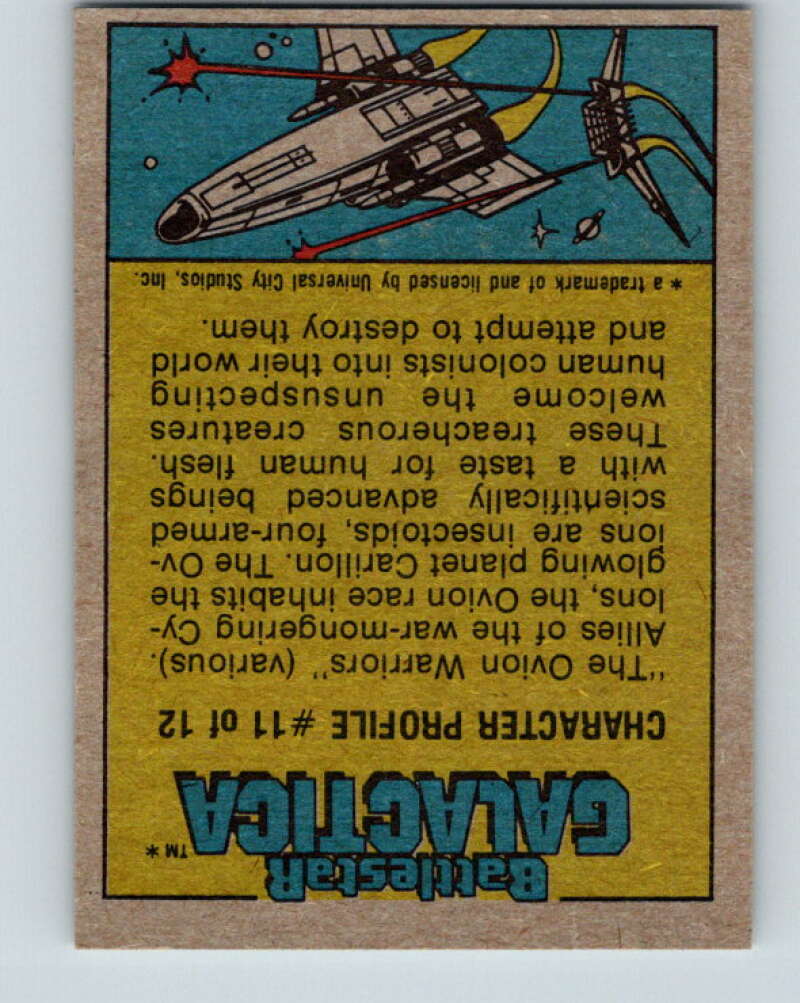 1978 Topps Battlestar Galactica #90 Night of the Metal Monsters V35387