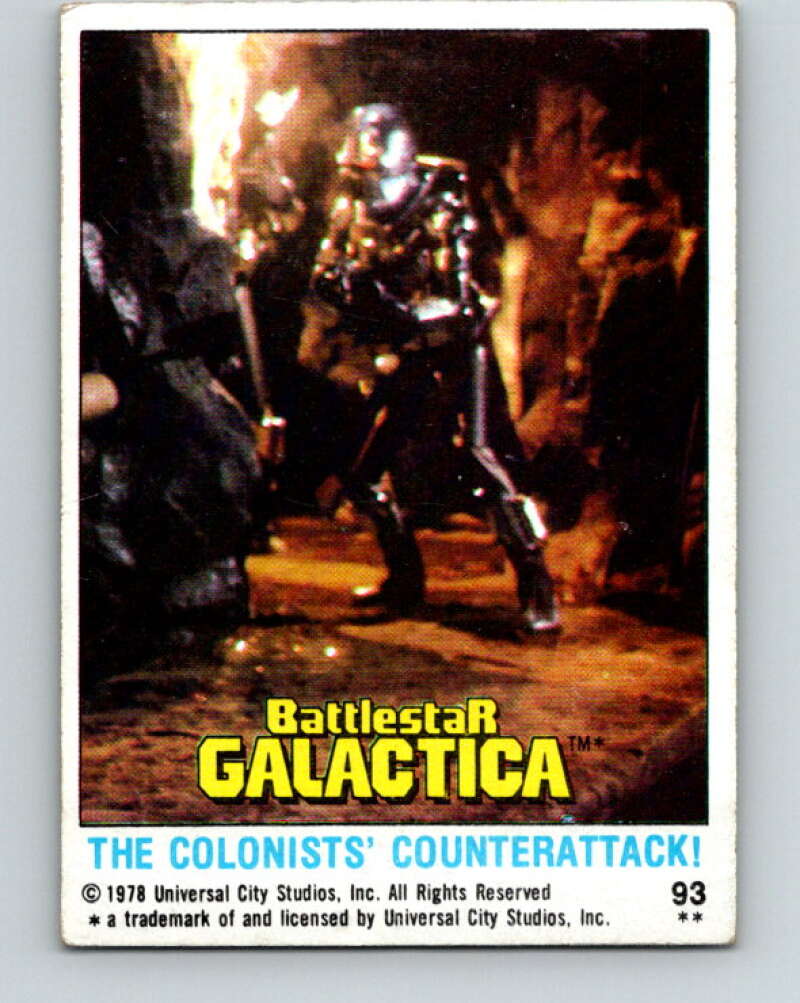 1978 Topps Battlestar Galactica #93 The Colonists' Counterattack! V35392