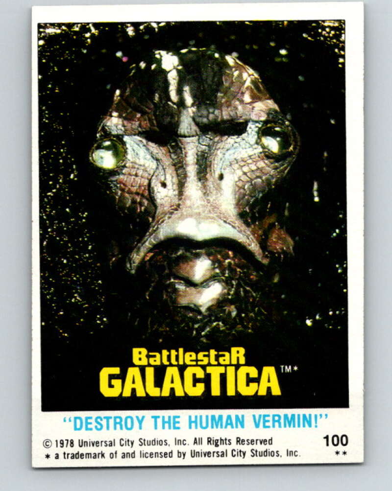 1978 Topps Battlestar Galactica #100 "Destroy the Human Vermin!" V35405