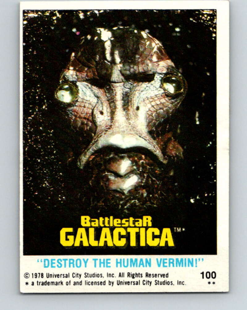 1978 Topps Battlestar Galactica #100 "Destroy the Human Vermin!" V35406