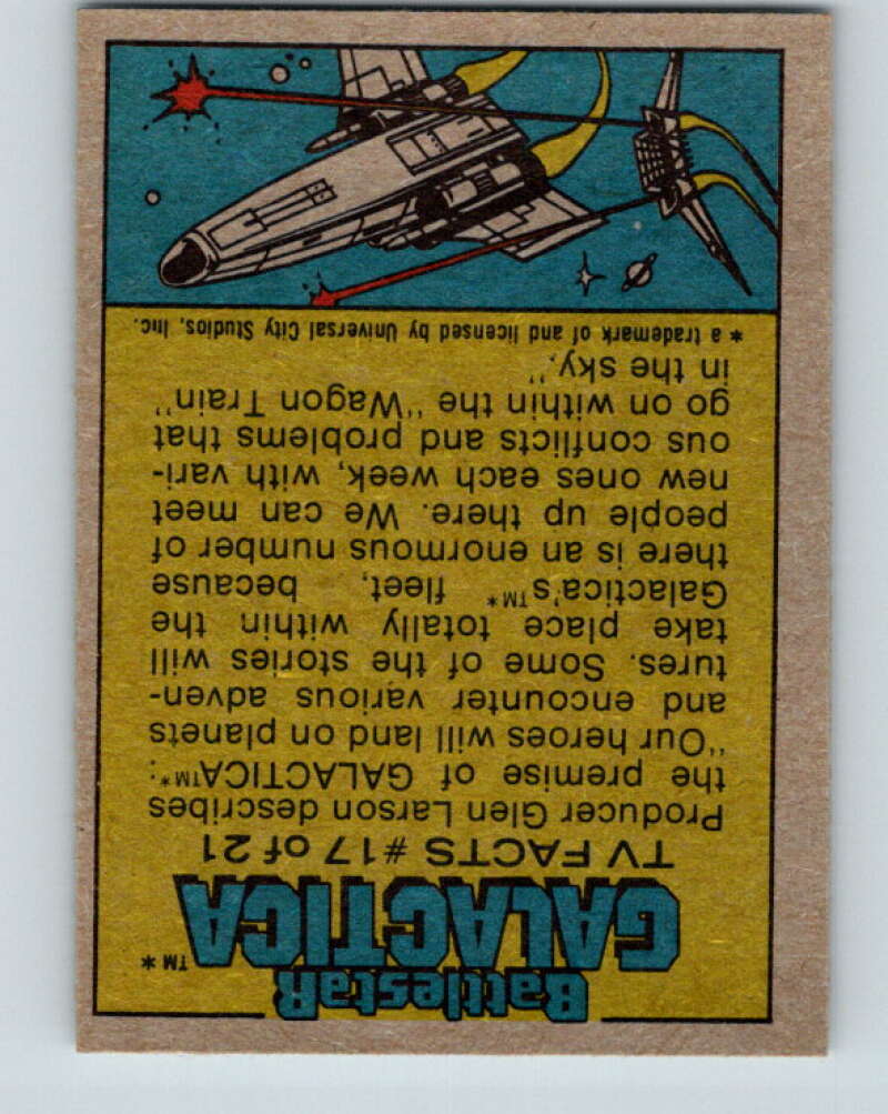 1978 Topps Battlestar Galactica #108 The Moment of Truth! V35420