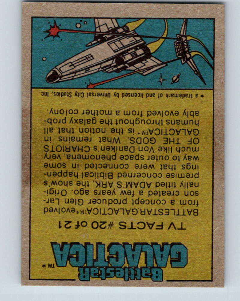 1978 Topps Battlestar Galactica #111 The Cylon Supreme Star Force V35426