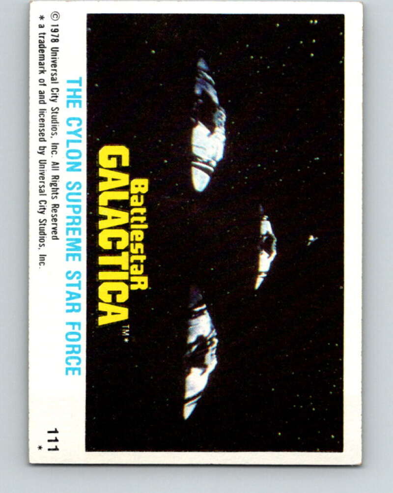 1978 Topps Battlestar Galactica #111 The Cylon Supreme Star Force V35427