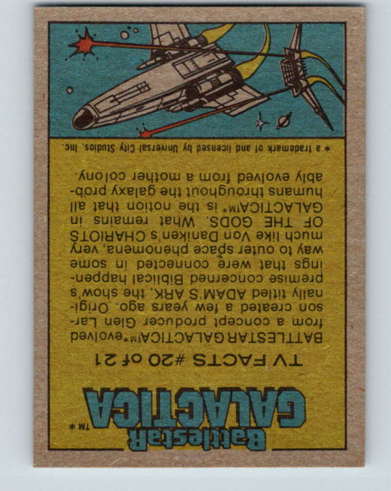 1978 Topps Battlestar Galactica #111 The Cylon Supreme Star Force V35427