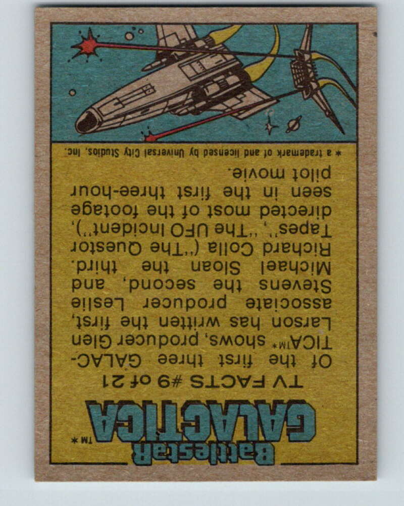 1978 Topps Battlestar Galactica #112 Blasted By the Enemy! V35428