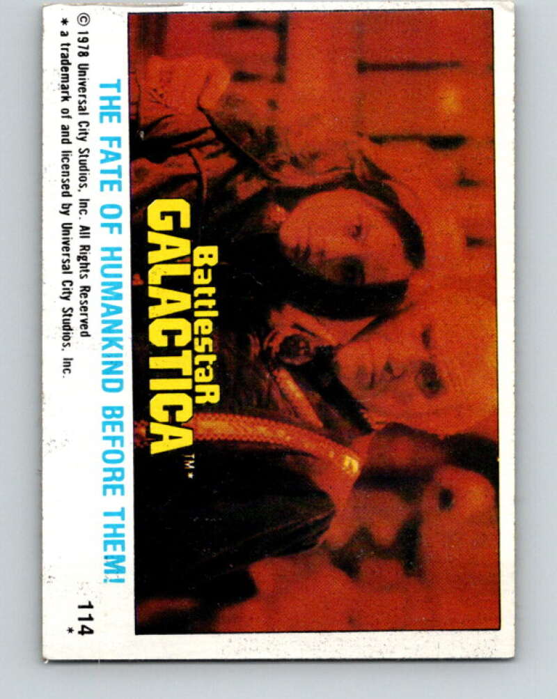 1978 Topps Battlestar Galactica #114 The Fate of Humankind Before Them! V35432