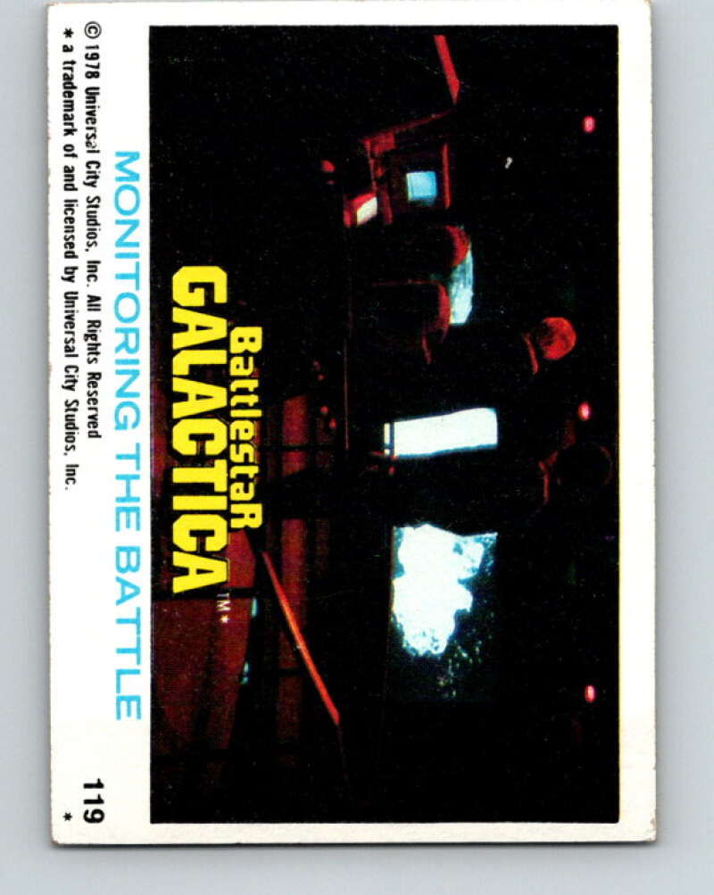 1978 Topps Battlestar Galactica #119 Monitoring the Battle V35440