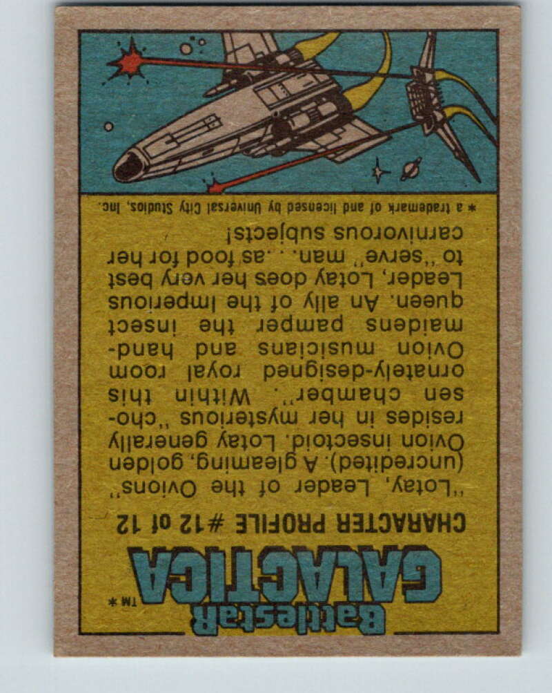 1978 Topps Battlestar Galactica #119 Monitoring the Battle V35440