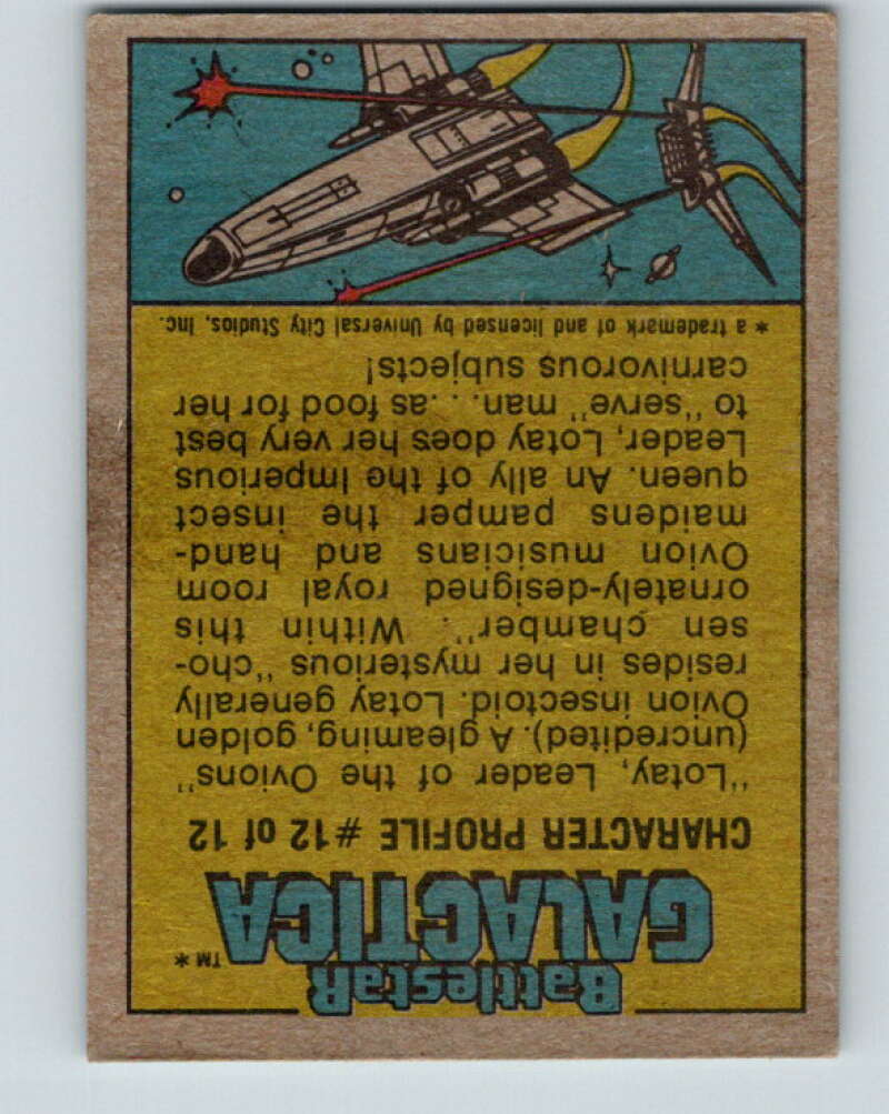 1978 Topps Battlestar Galactica #119 Monitoring the Battle V35441