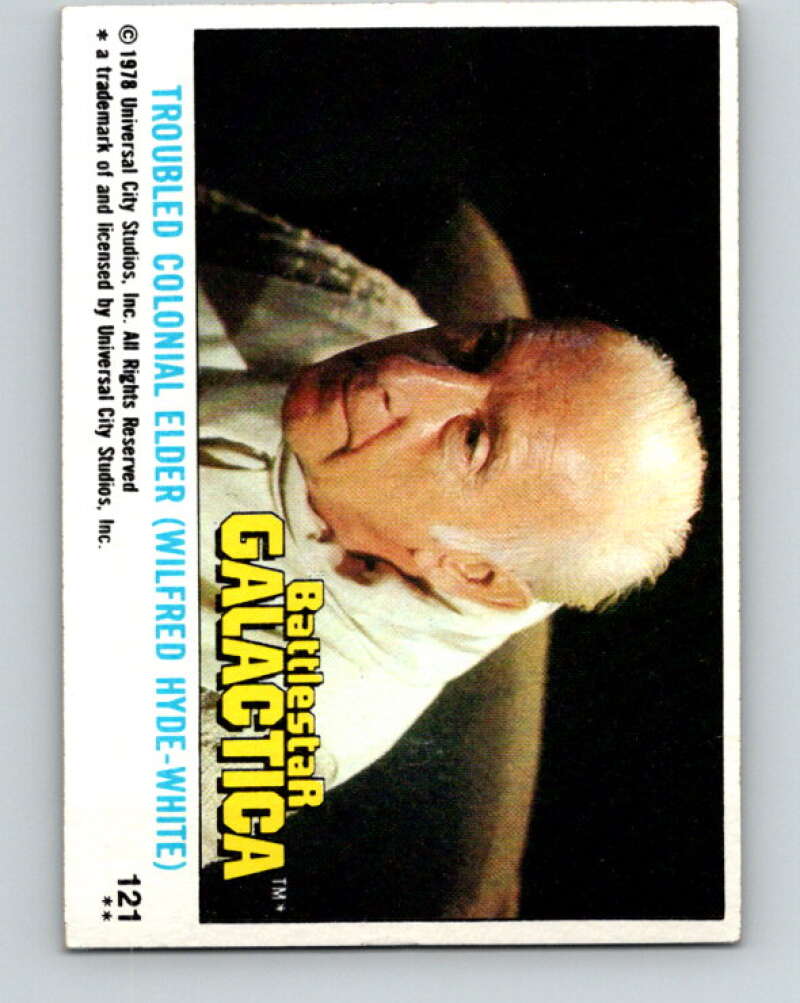 1978 Topps Battlestar Galactica #121 Troubled Colonial Elder V35442