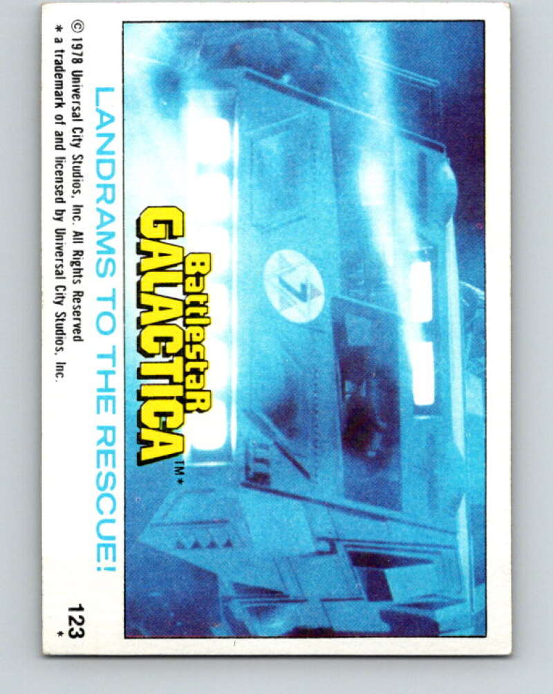 1978 Topps Battlestar Galactica #123 Landrams to the Rescue! V35444