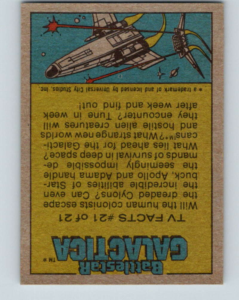 1978 Topps Battlestar Galactica #123 Landrams to the Rescue! V35444