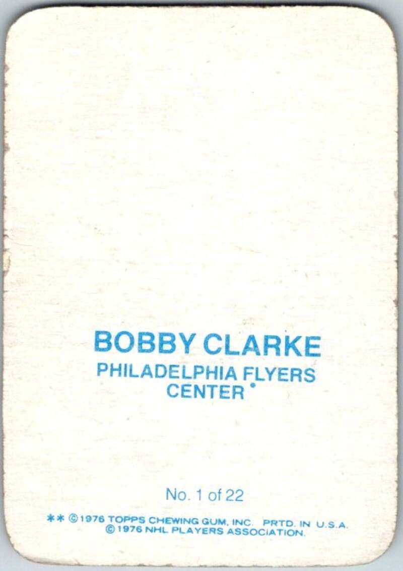 1976-77 Topps Glossy  #1 Bobby Clarke  Philadelphia Flyers  V35188