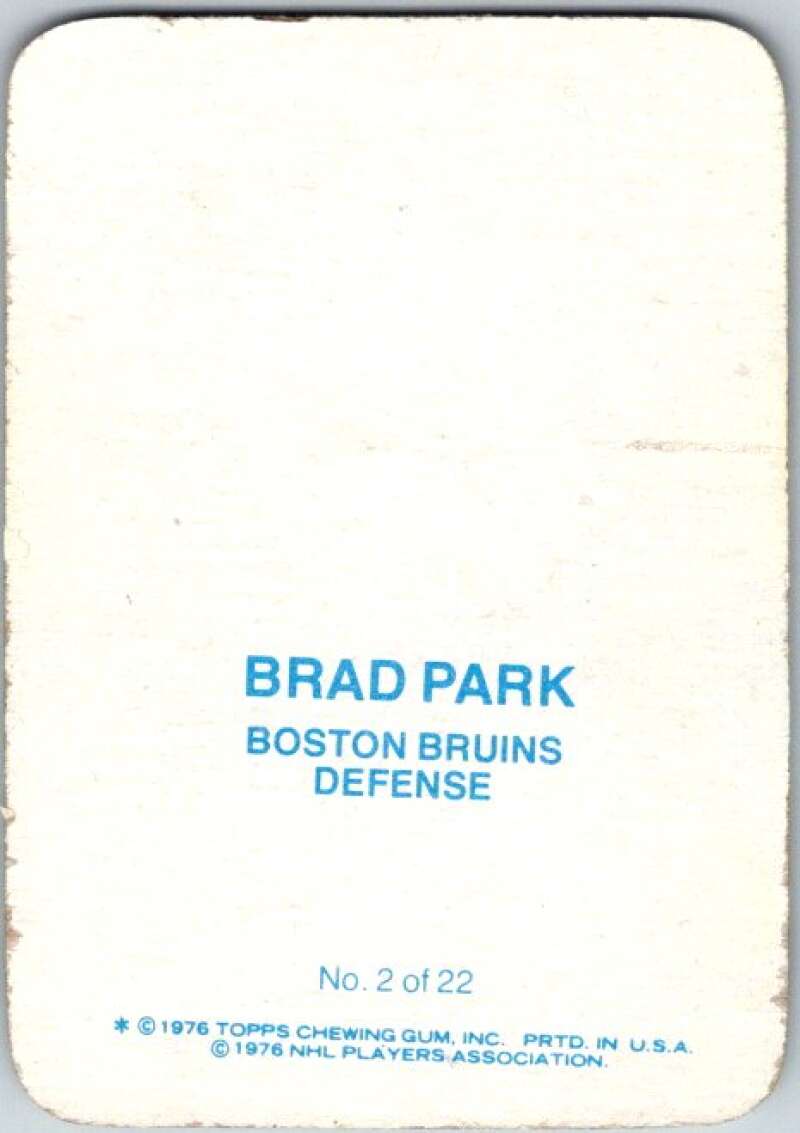 1976-77 Topps Glossy #2 Brad Park Boston Bruins V35189