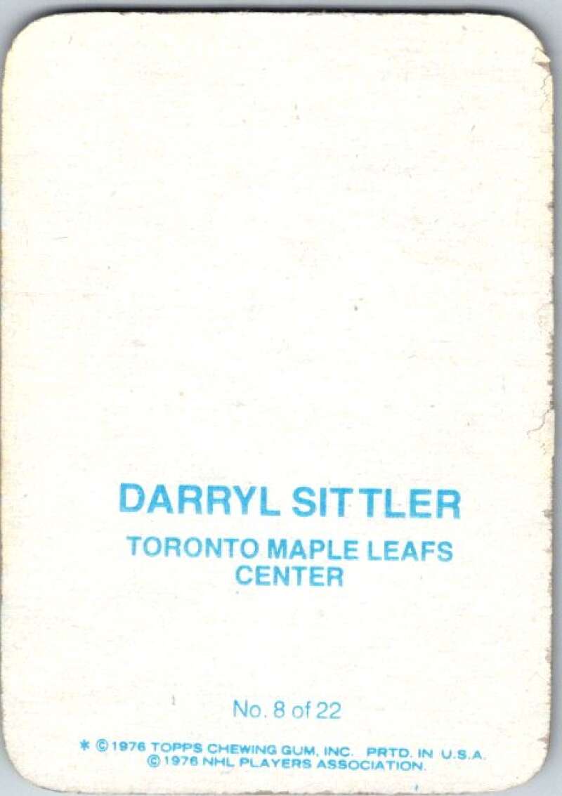 1976-77 Topps Glossy #8 Darryl Sittler Toronto Maple Leafs V35198