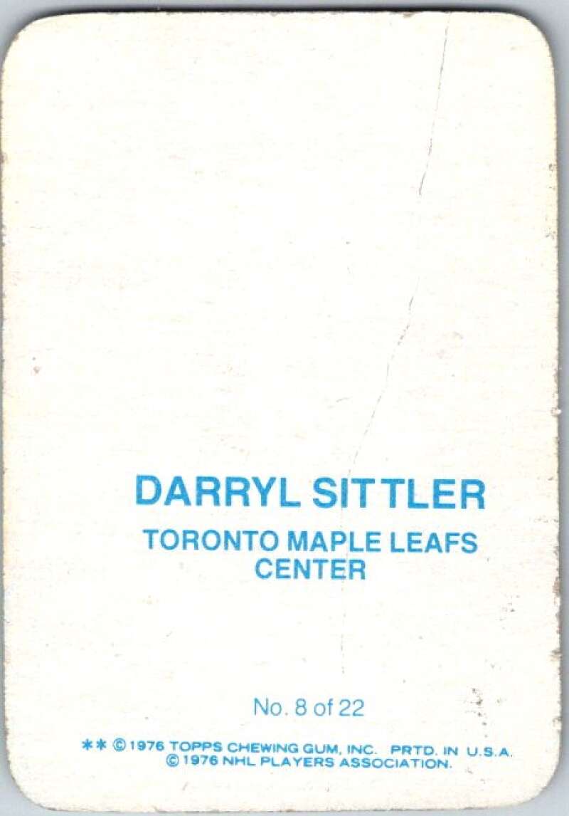 1976-77 Topps Glossy #8 Darryl Sittler Toronto Maple Leafs V35458