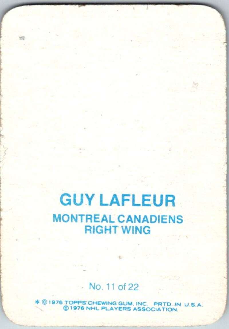 1976-77 Topps Glossy #11 Guy Lafleur Montreal Canadiens V35465